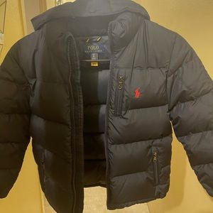 Boys polo bubble coat size 8 brand new